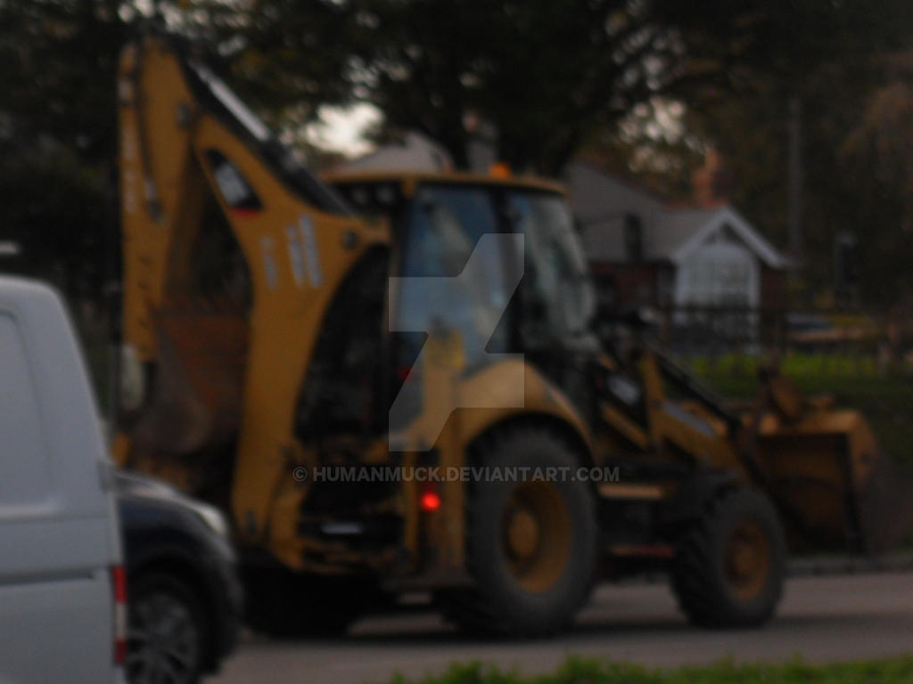 Case Backhoe Deviantart Caterpillar backhoe loader by humanmuck on DeviantArt