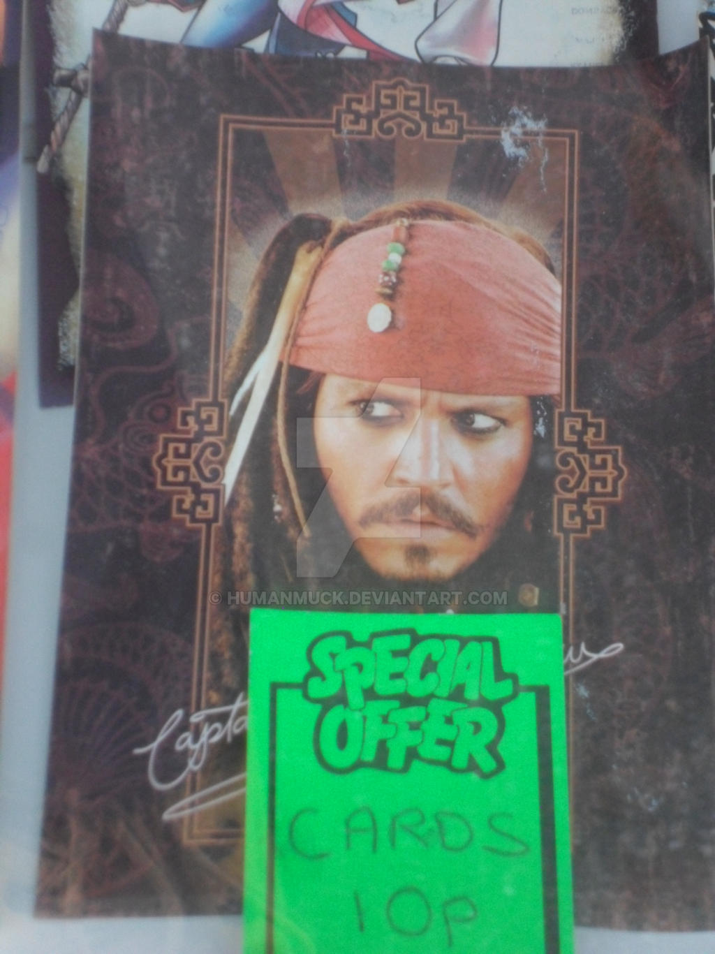 Jack Sparrow postcard by humanmuck on DeviantArt