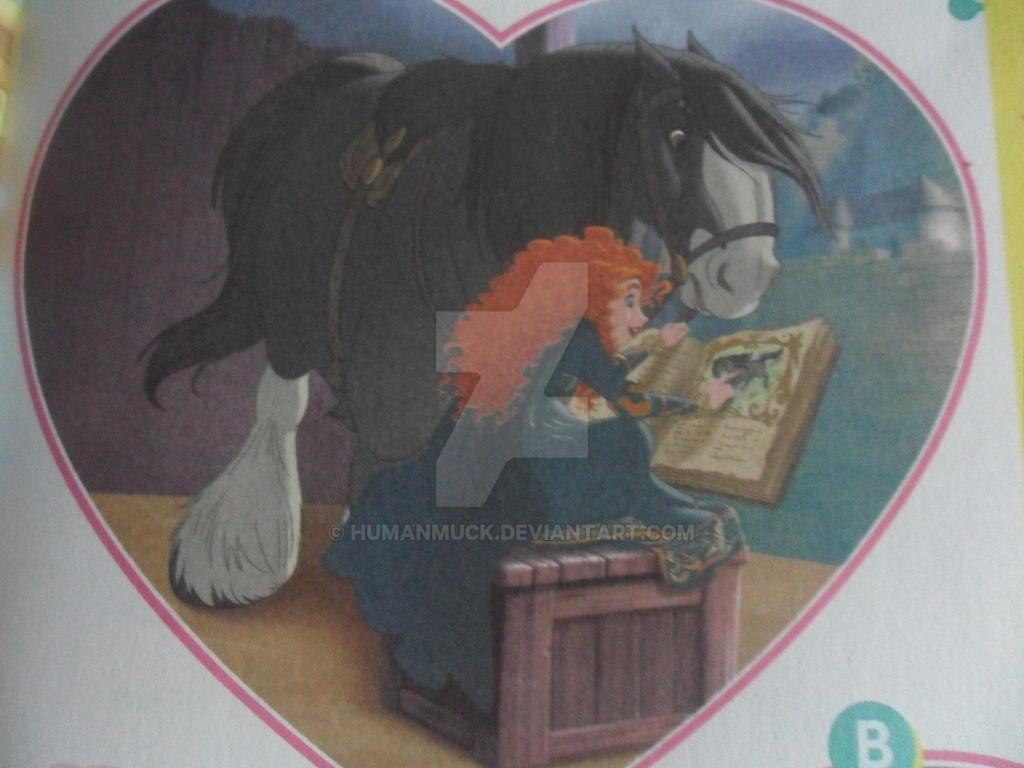 Merida princess and Angus by humanmuck on DeviantArt