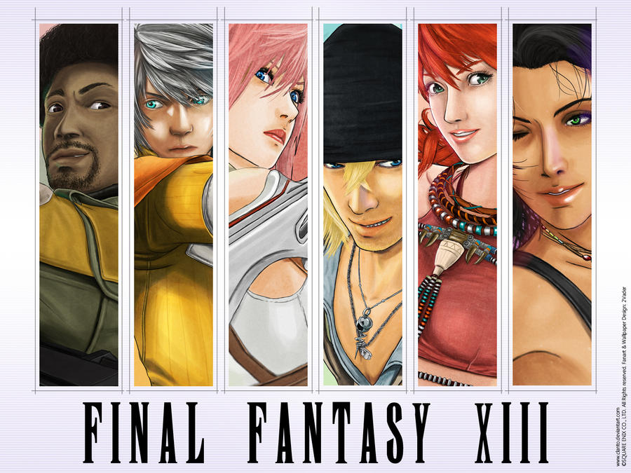 FF XIII Fanart Wallpaper by twovader