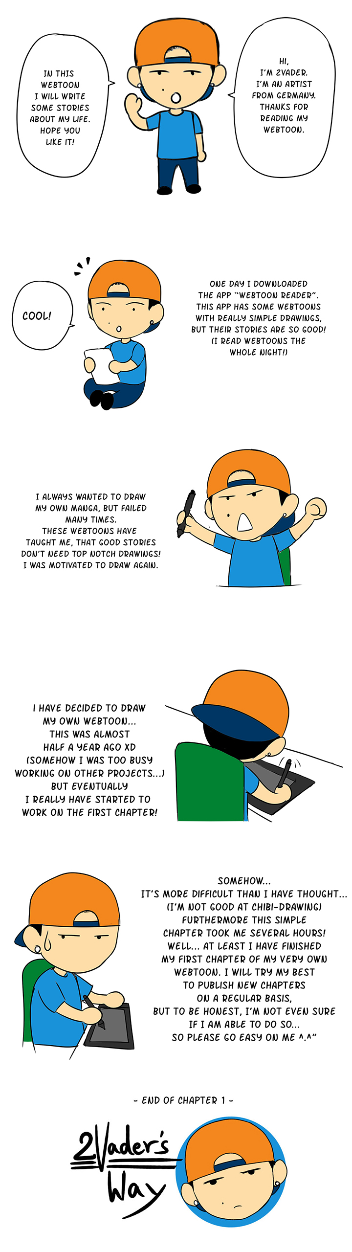 Webtoon - 2Vader's Way Chapter 1# by twovader
