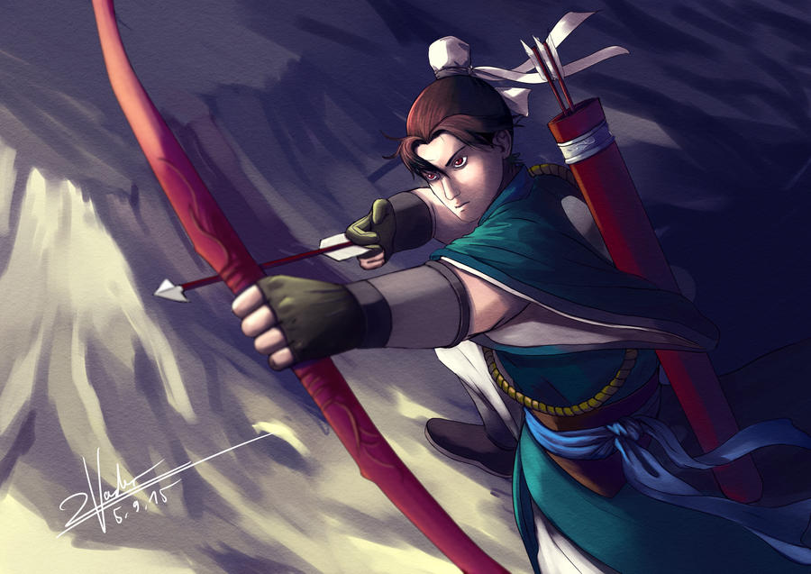 Let's Draw Manga #14 - Archer by twovader