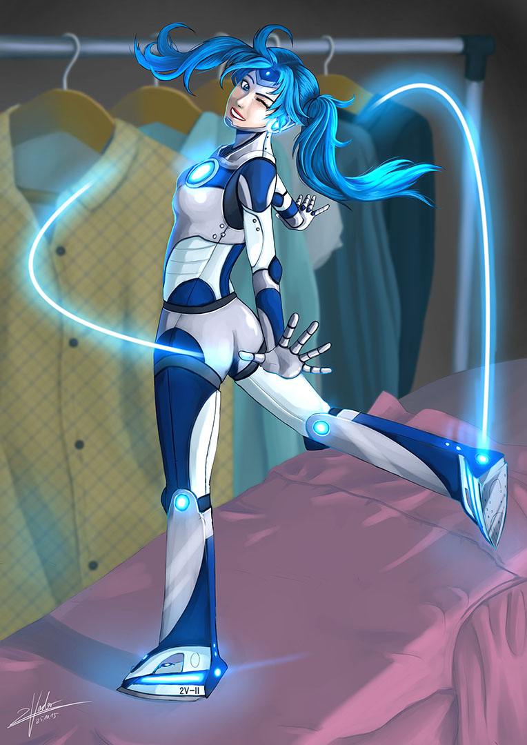 Let's Draw Manga #17 - Anthromorphic Electronics by twovader