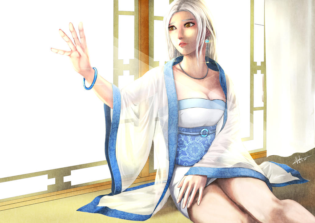#14 Clip Studio Paint Drawin Contest - Akari by twovader