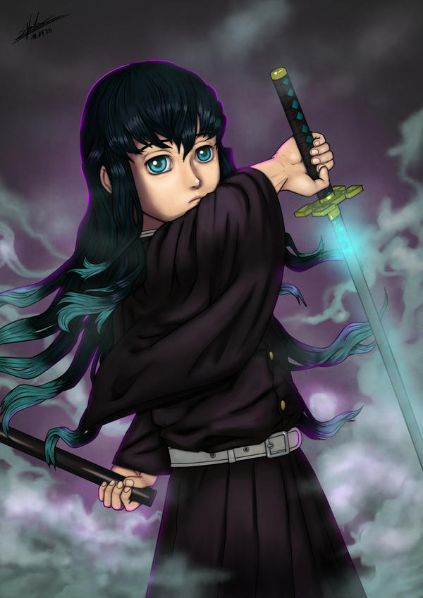 Demon Slayer Fanart - Muichiro Tokito by twovader on DeviantArt