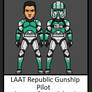 LAAT Republic Gunship Pilot (Siege of Mandalore)