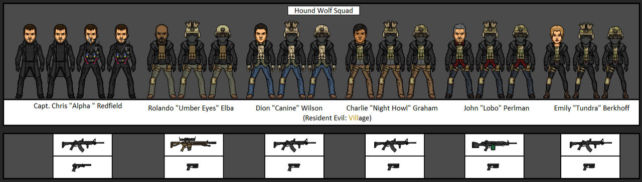 Wolves Re8 Resident Evil Wolf Squad – Resident Evil 8 Hound Wolf – LZBN