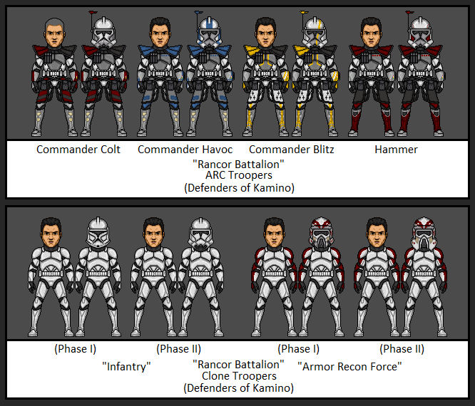 Rancor Battalion (Defenders of Kamino) by CloneSpartan1998 on DeviantArt
