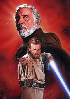 Dooku and Obi-Wan