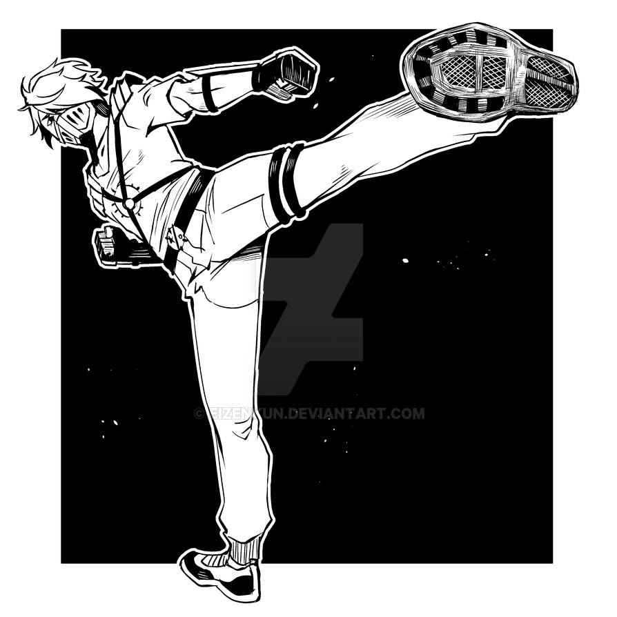 Flash Kick by Eizenkun on DeviantArt