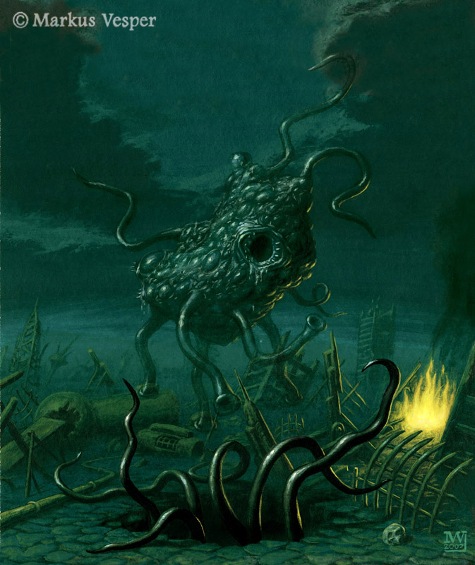 Lovecrafts flying polyps by Acrylicdreams on DeviantArt