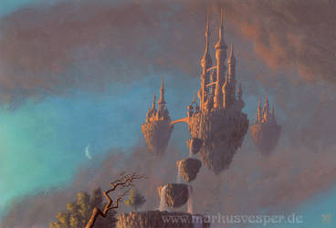 Castles in the sky by Acrylicdreams
