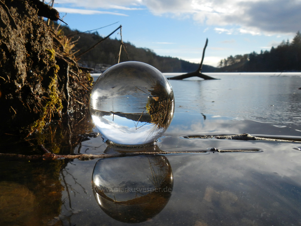 Crystal ball on the ice