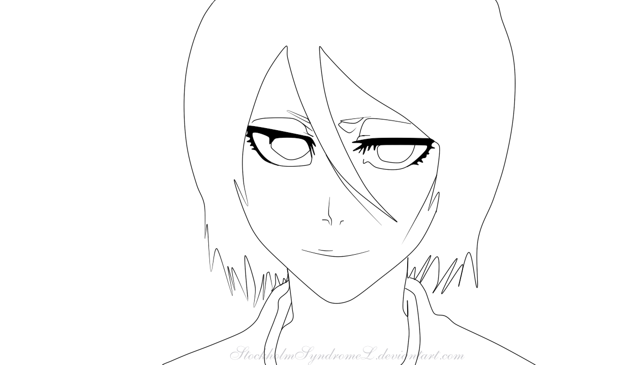 Lineart Rukia 361