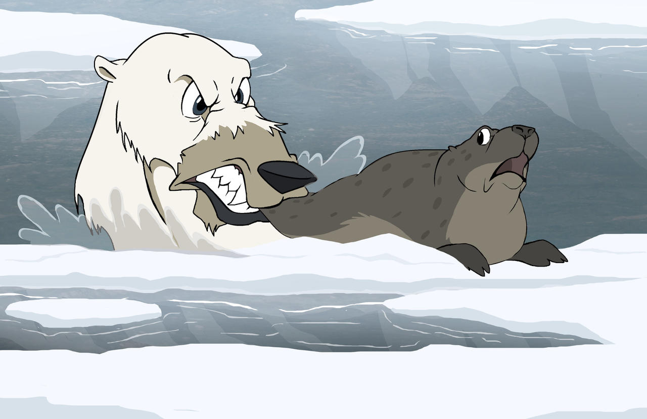 Paula Bear: Surprise attack by Grypholia on DeviantArt