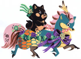 Princess Shiba and Royal Kirin