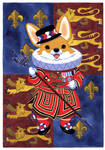 Beefeater Corgi by Pocketowl