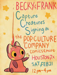 Signing this Saturday (Feb 21) in Houston, Texas!!