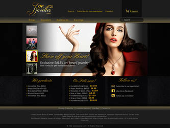 JoeJeweller.com frontpage