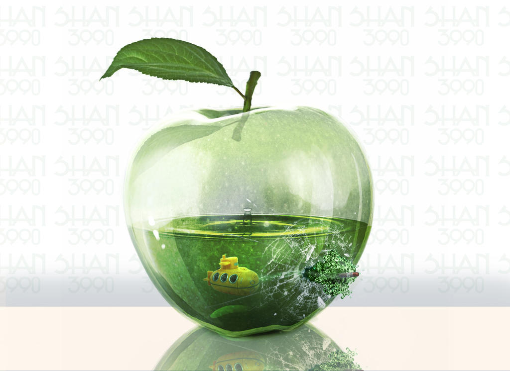 Glass Apple by shan3990