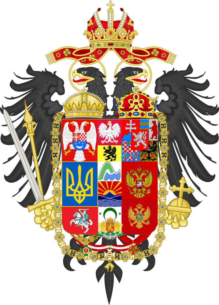 Slavic coat of arms in Habsburg monarchy style by SultanSahak on DeviantArt