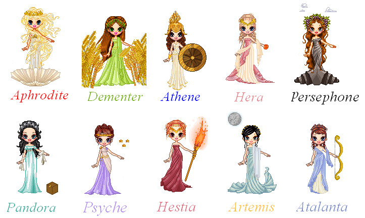Women Of Greek Mythology by sofie111 on DeviantArt