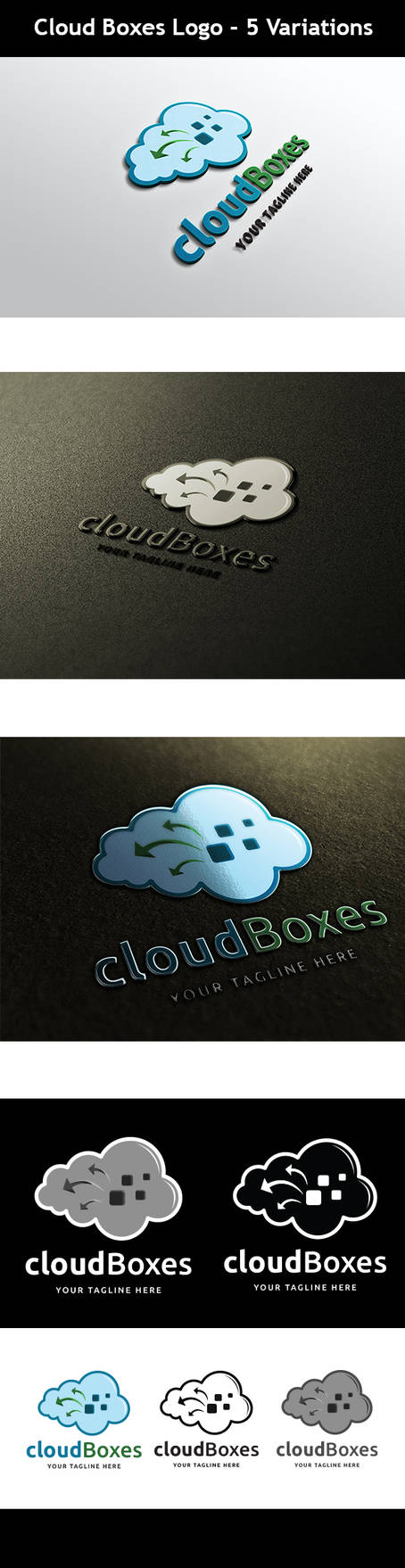 Cloud Boxes Logo by vectorgenesis on DeviantArt