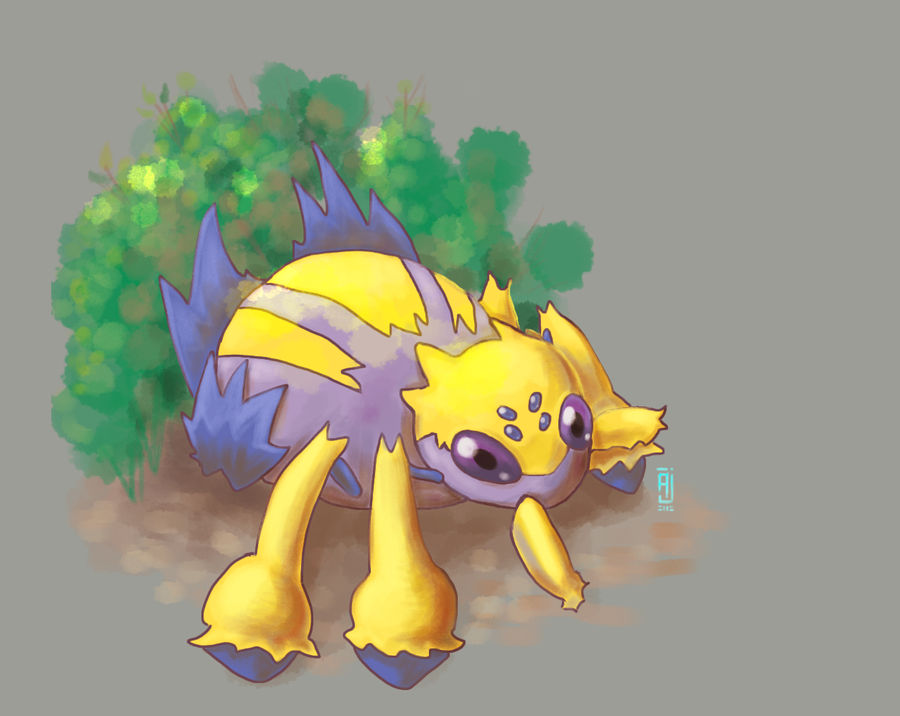 Pokemon - Galvantula by alpin-j on DeviantArt