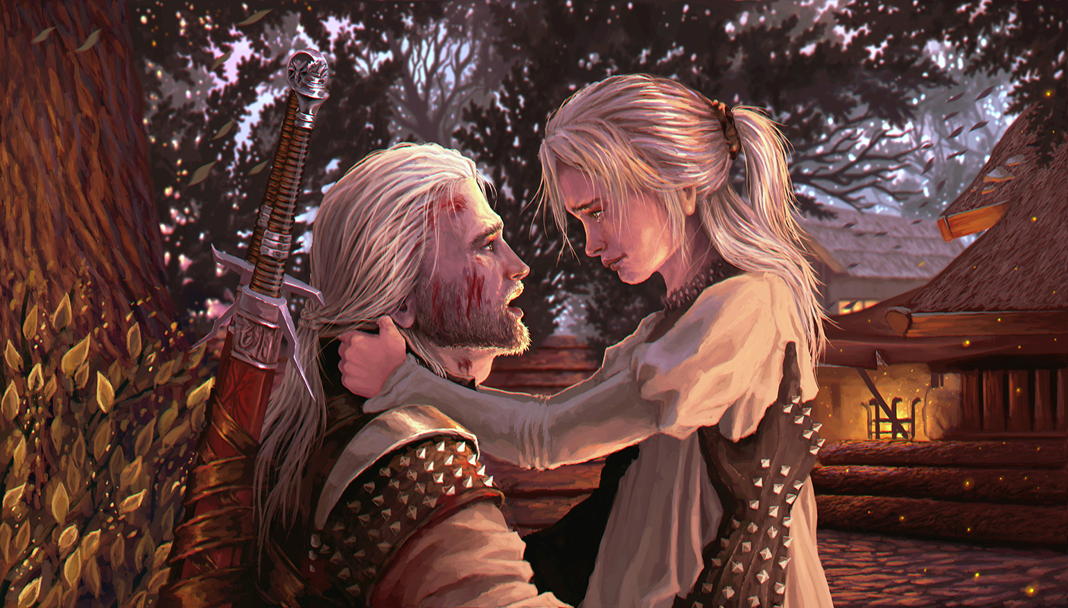 Ciri et Geralt