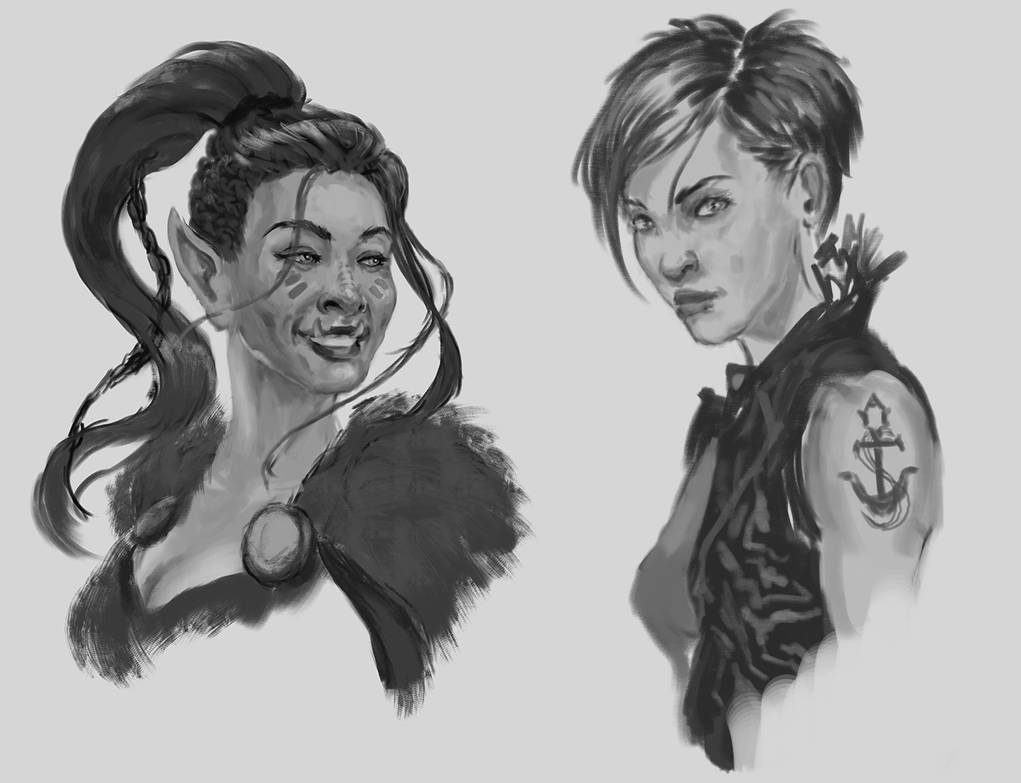 Sketches by cyberaeon on DeviantArt