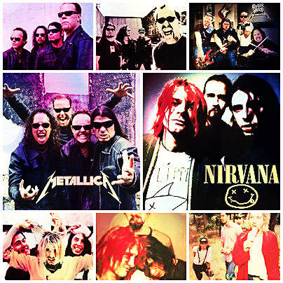 Metallica-Nirvana Collage