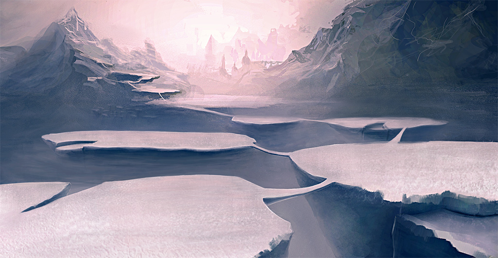 Frozen landscape