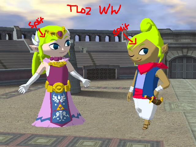 proof that ww zelda and tetra have a split