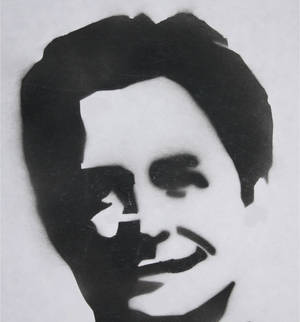 Michael J. Fox Stencil