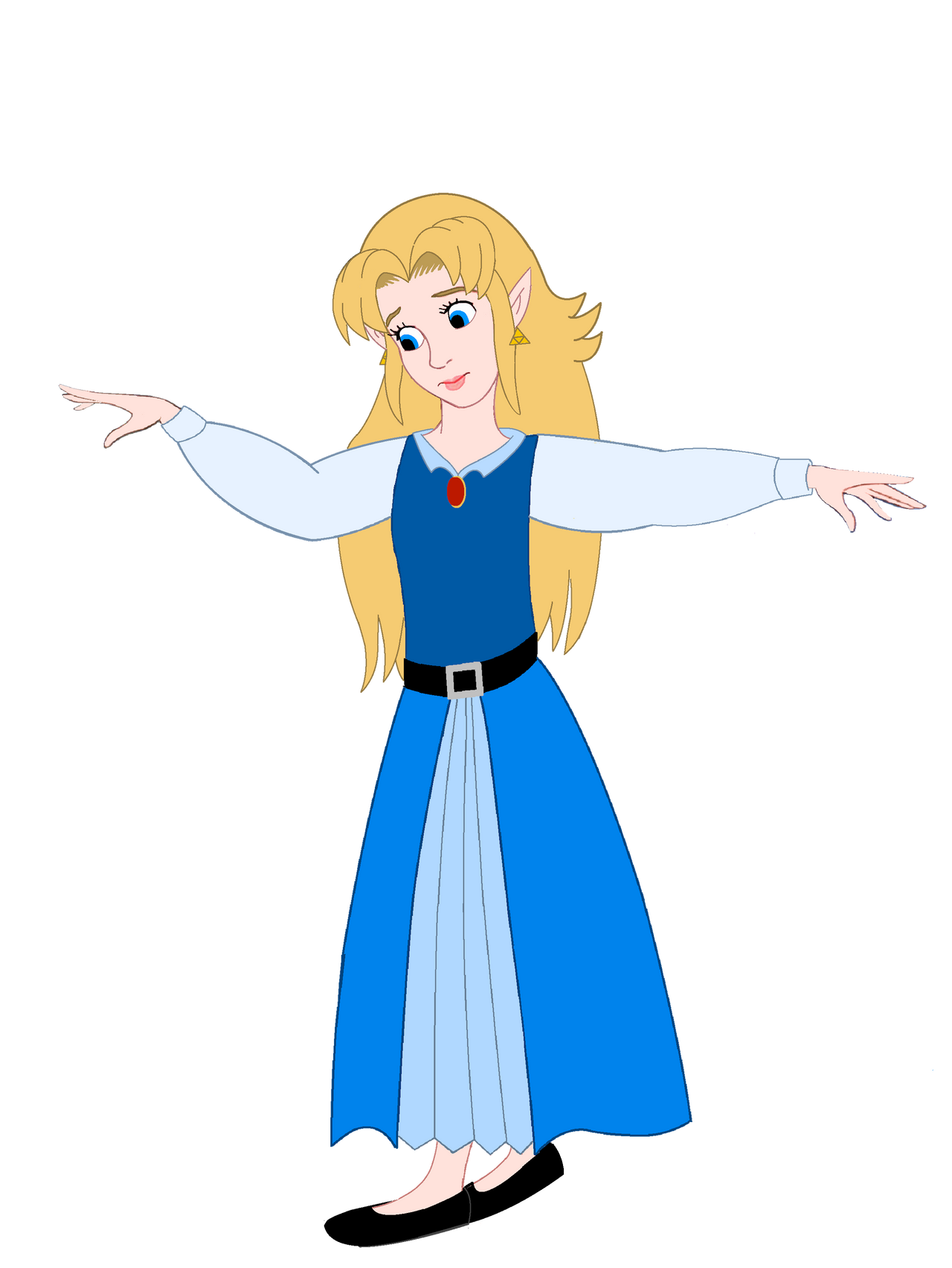 Princess Zelda in maiden dress (Don Bluth style) by Bluthian90 on DeviantArt Princess Zelda in maiden dress (Don Bluth style) by Bluthian90 on DeviantArt