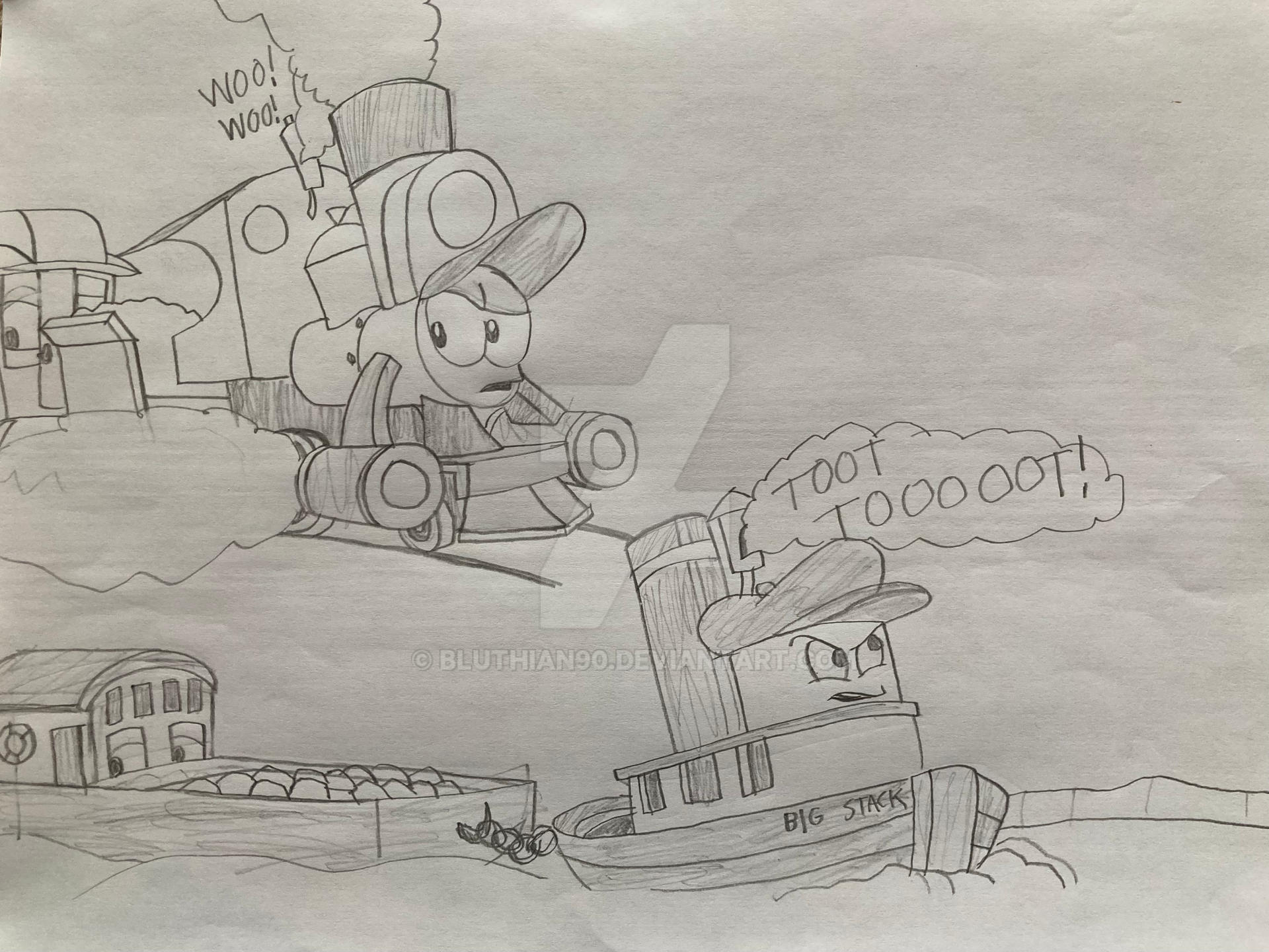 Linus Vs The Tugboat Part Two by Bluthian90 on DeviantArt