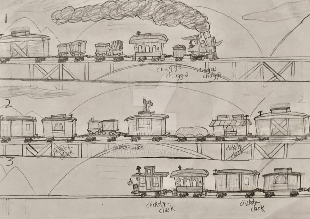Linus and the Circus Train Night Scene pt 1 by Bluthian90 on DeviantArt