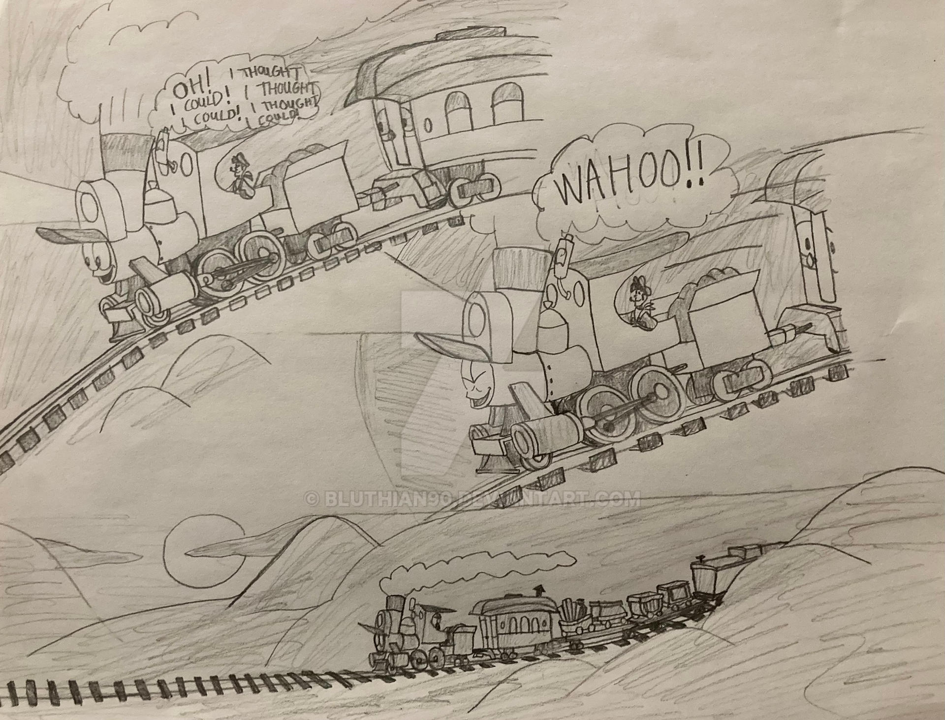 Linus and the Circus Train Night Scene pt 5 by Bluthian90 on DeviantArt