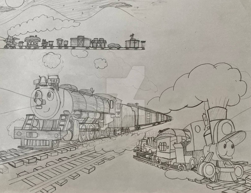 Linus and the Circus Train Night Scene pt 6 by Bluthian90 on DeviantArt