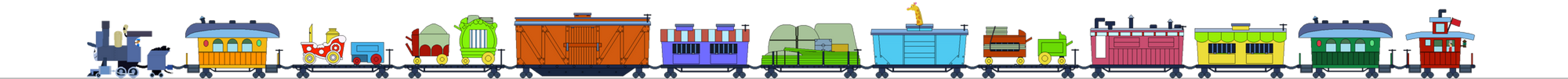 Linus and the WDP Circus Train by Bluthian90 on DeviantArt