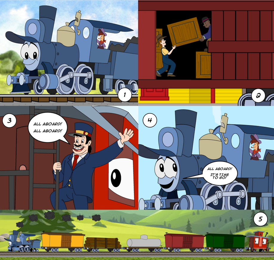 Linus' Freight Train mini-comic by Bluthian90 on DeviantArt