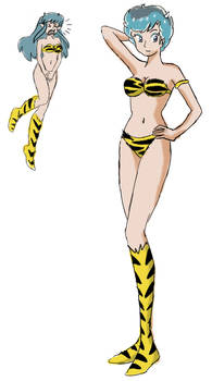 Lum's mom in her bikini