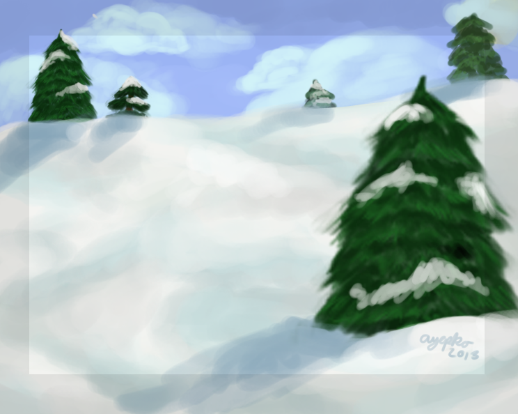 Speed paint-background practice