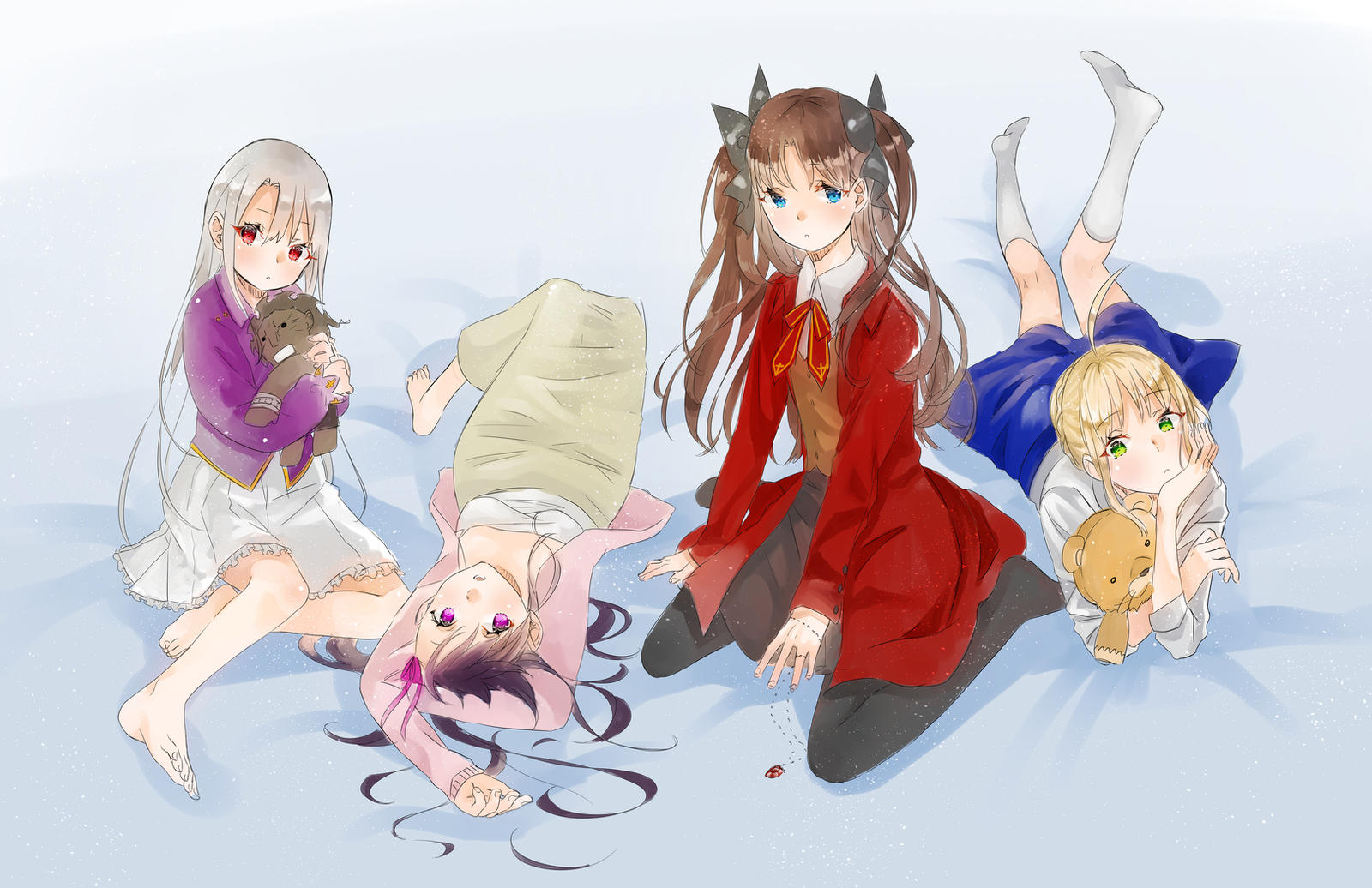 Fate girls by BOMHAT on DeviantArt