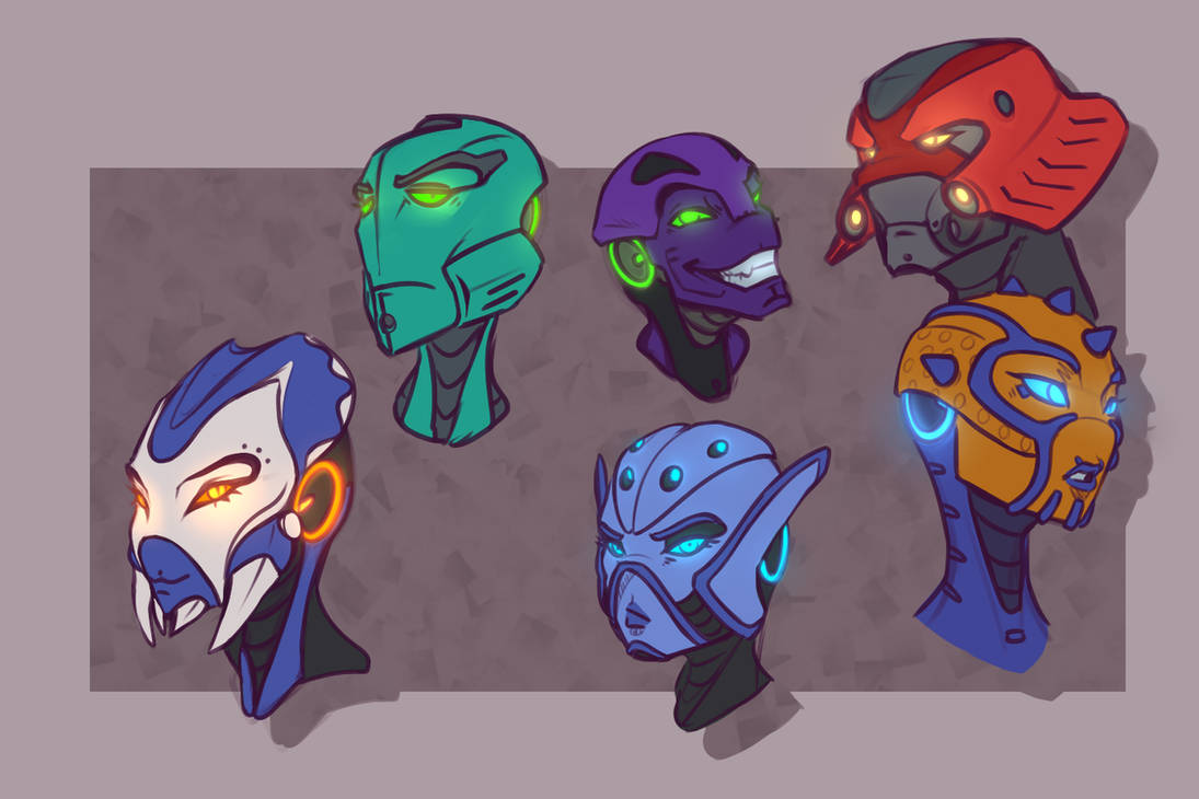 random mask practice by Just-Rube on DeviantArt