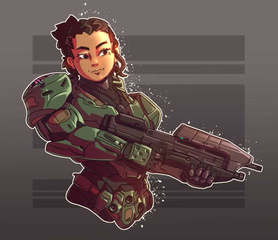 Spartan commission by Just-Rube on DeviantArt