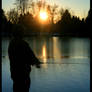 Fishing In Silhouette I