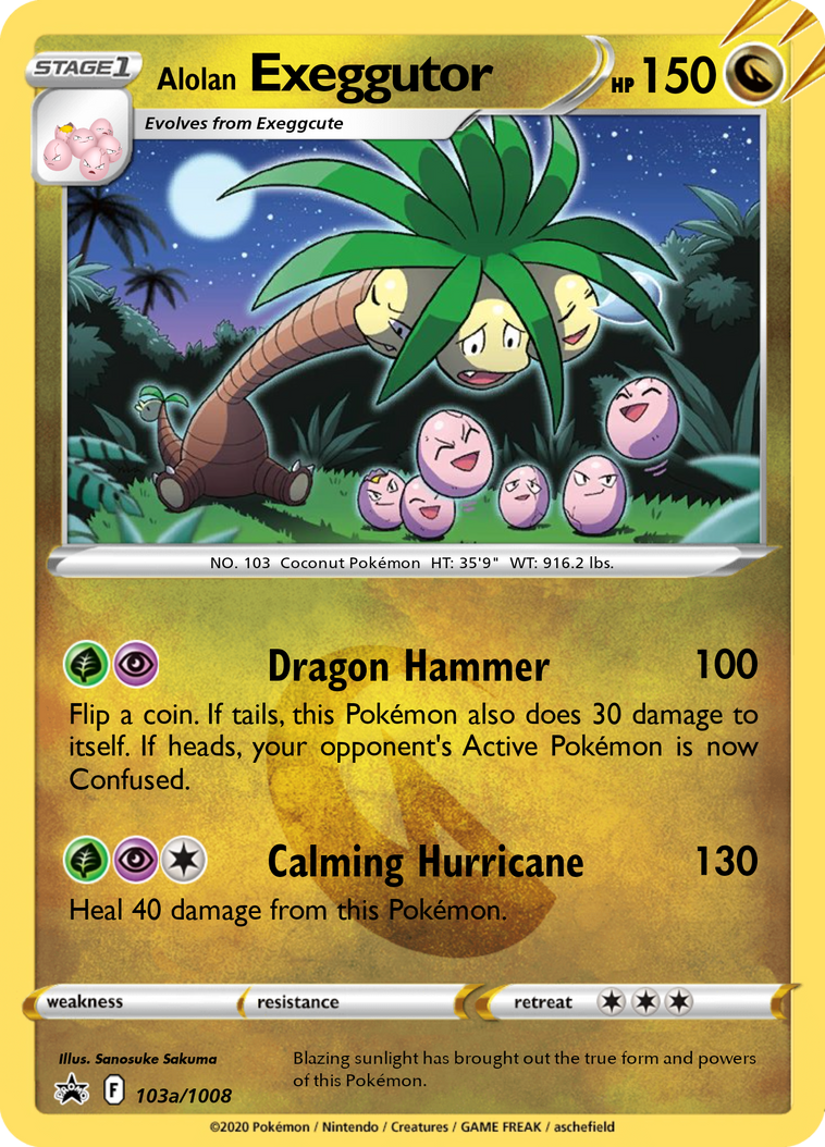 Alolan Exeggutor card by Kangaflora on DeviantArt