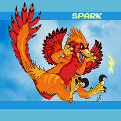 Spark Character Concept for Raptor Revolt