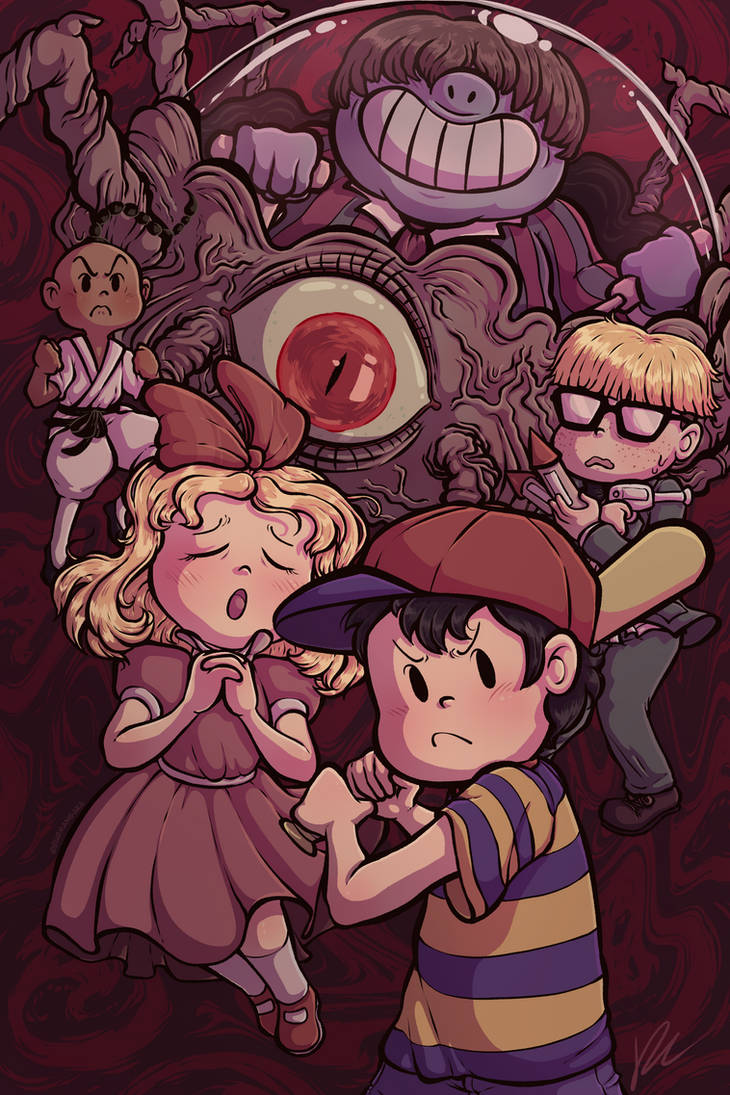 Earthbound Deviantart Earthbound Cover by BugMangaka on DeviantArt